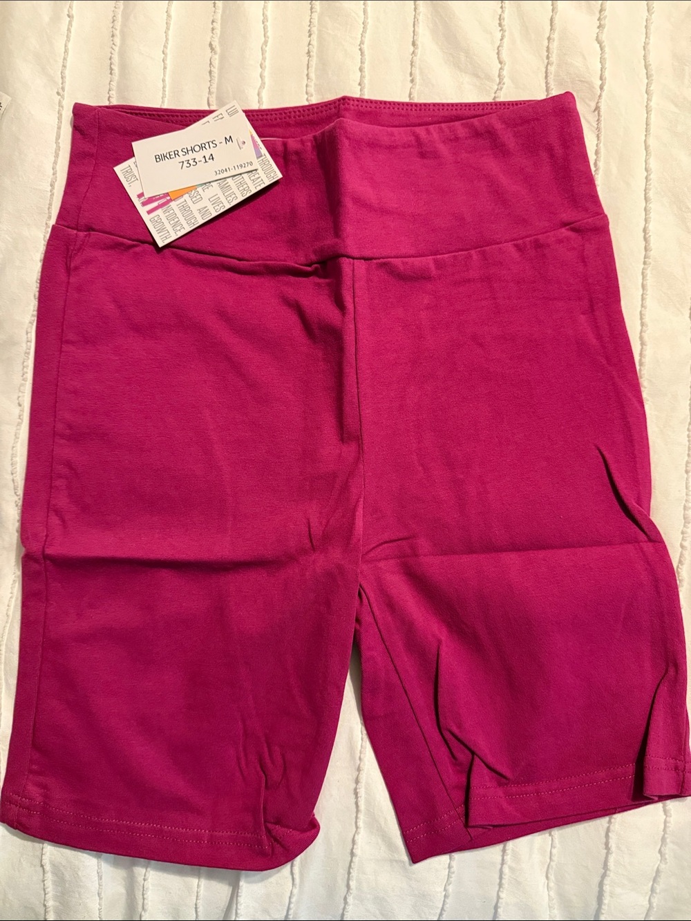 NWT Women’s Magenta Biker Shorts - LuLaRoe